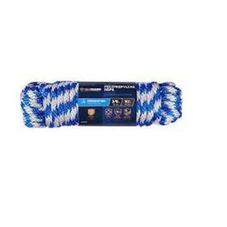 MIBRO 0.37 in. x 50 ft. Tru Guard Derby Rope, Blue 231525
